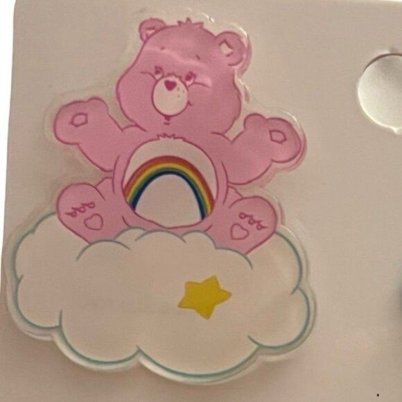 Set of 4 Care Bears Aryclic Pin Set - Picture 4 of 5